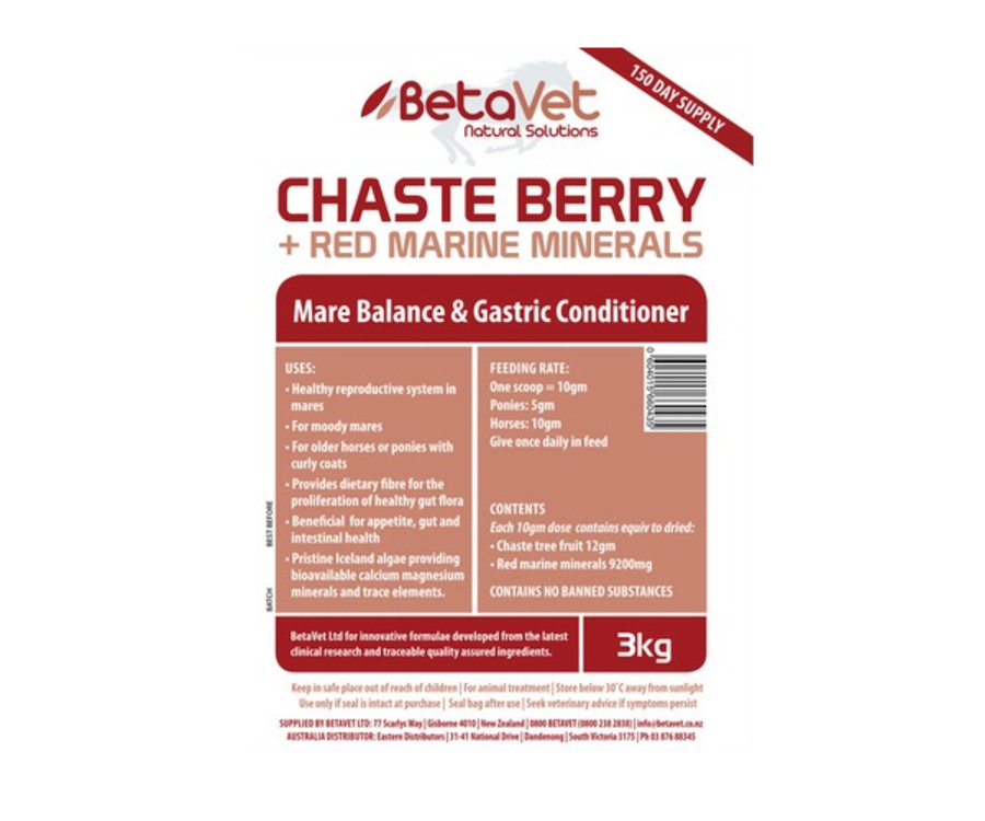 Betavet Chaste Berry + Red Marine Minerals image 0